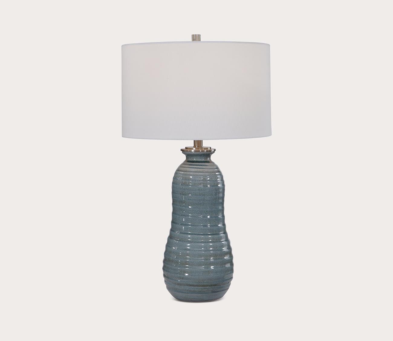 Zaila Light Blue Table Lamp by Uttermost
