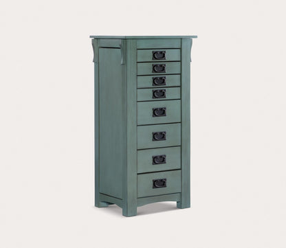 Ziva Wood 8-Drawer Jewelry Armoire by Powell