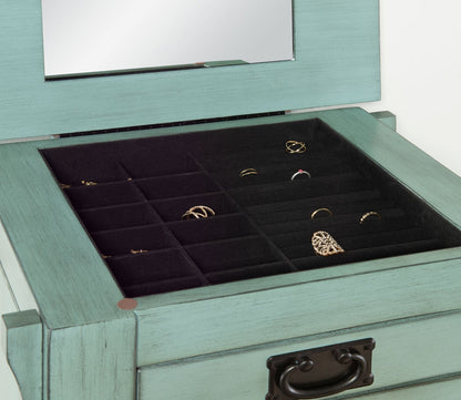 Ziva Wood 8-Drawer Jewelry Armoire by Powell