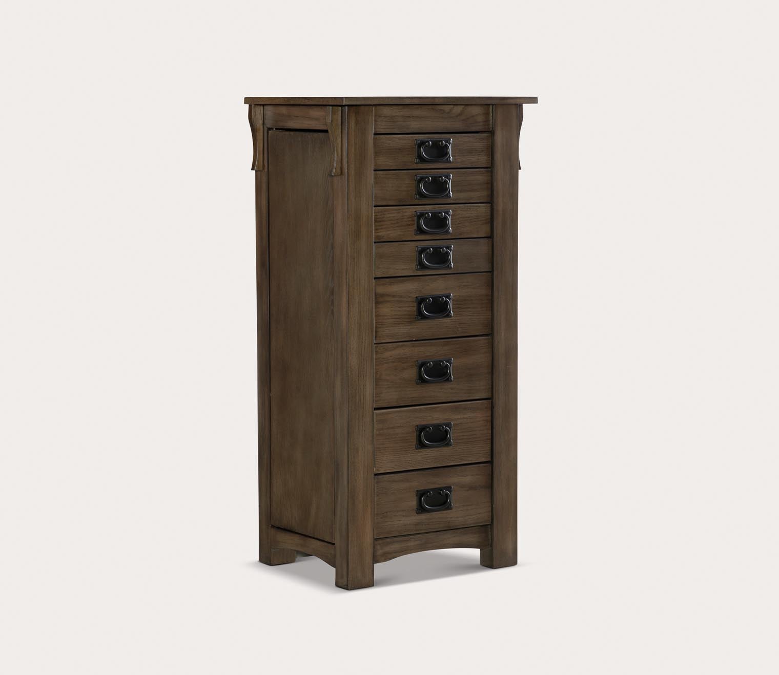Ziva Wood 8-Drawer Jewelry Armoire by Powell