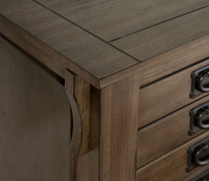 Ziva Wood 8-Drawer Jewelry Armoire by Powell