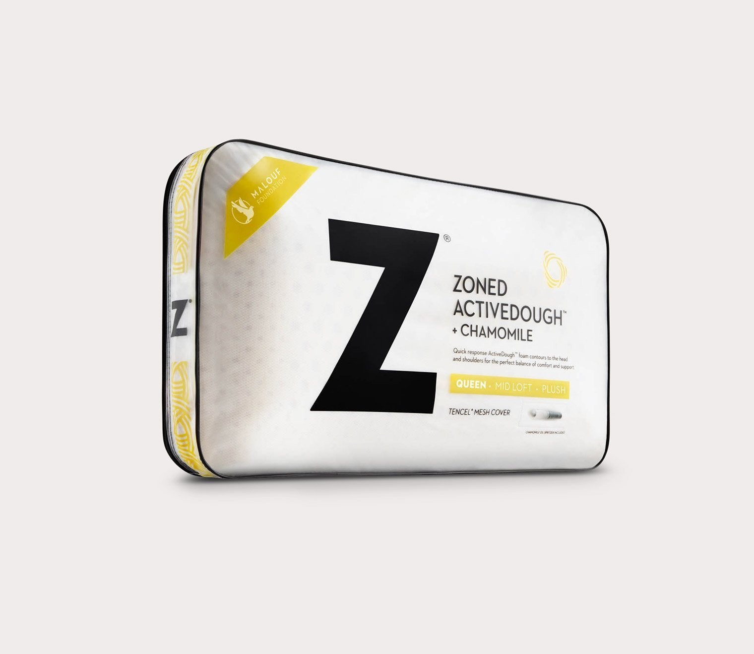 Zoned ActiveDough Memory Foam Pillow in 3 Restorative Scents by Malouf