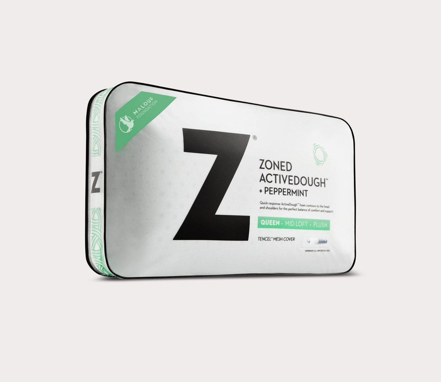 Zoned ActiveDough Memory Foam Pillow in 3 Restorative Scents by Malouf