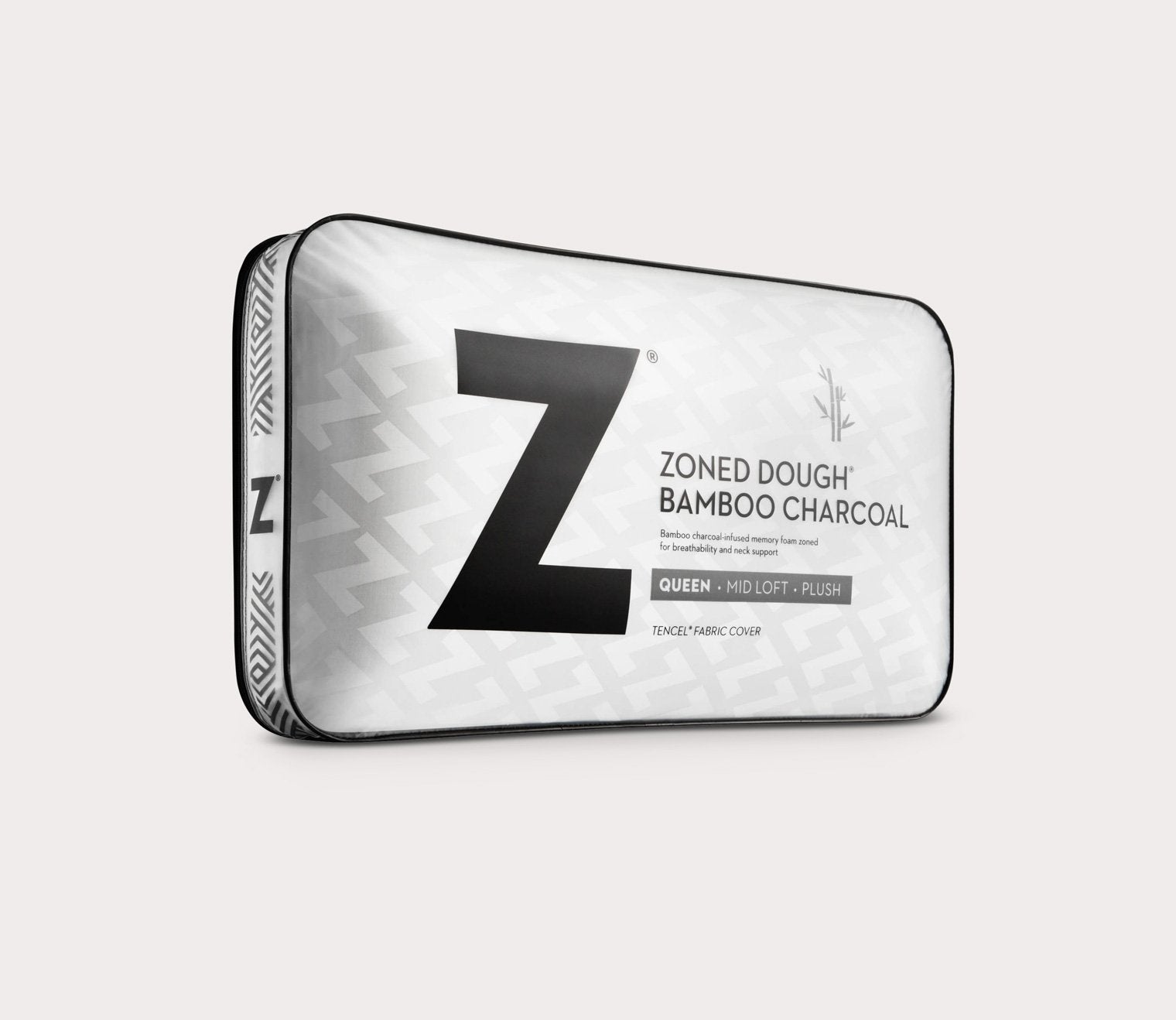 Zoned Dough Bamboo Charcoal Pillow by Malouf