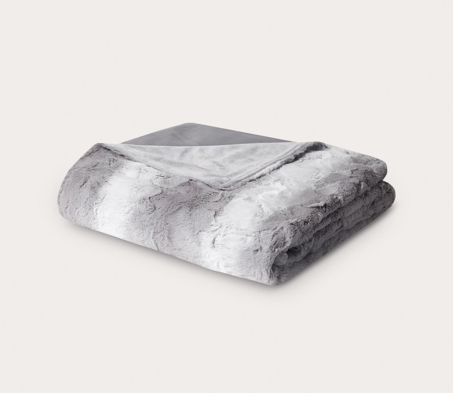 Zuri Weighted Faux Fur Blanket by Beautyrest