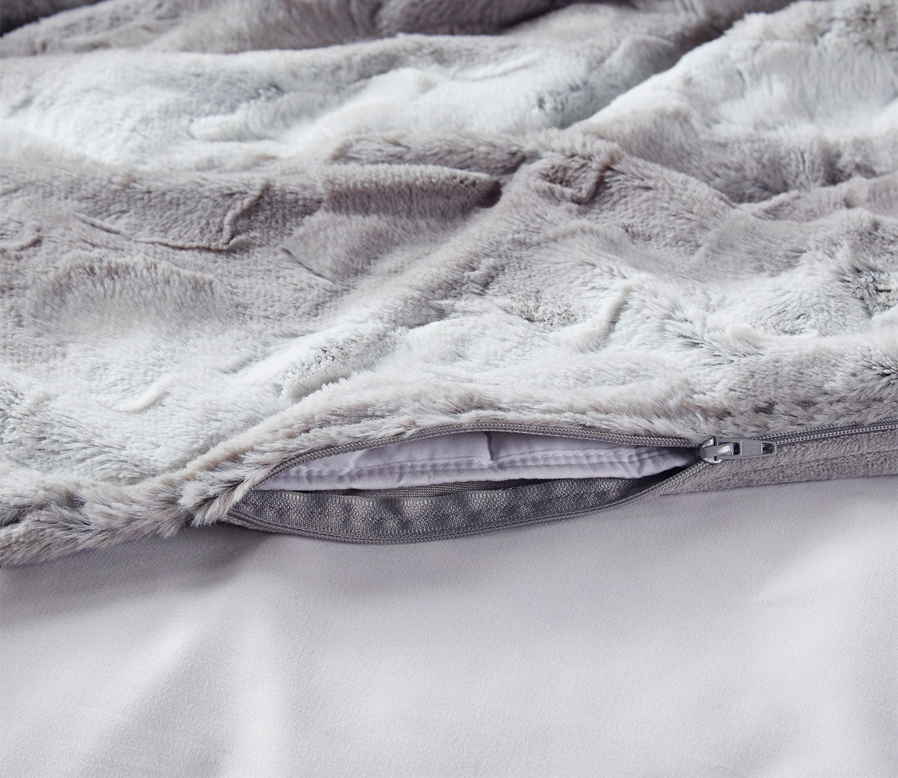 Zuri Weighted Faux Fur Blanket by Beautyrest