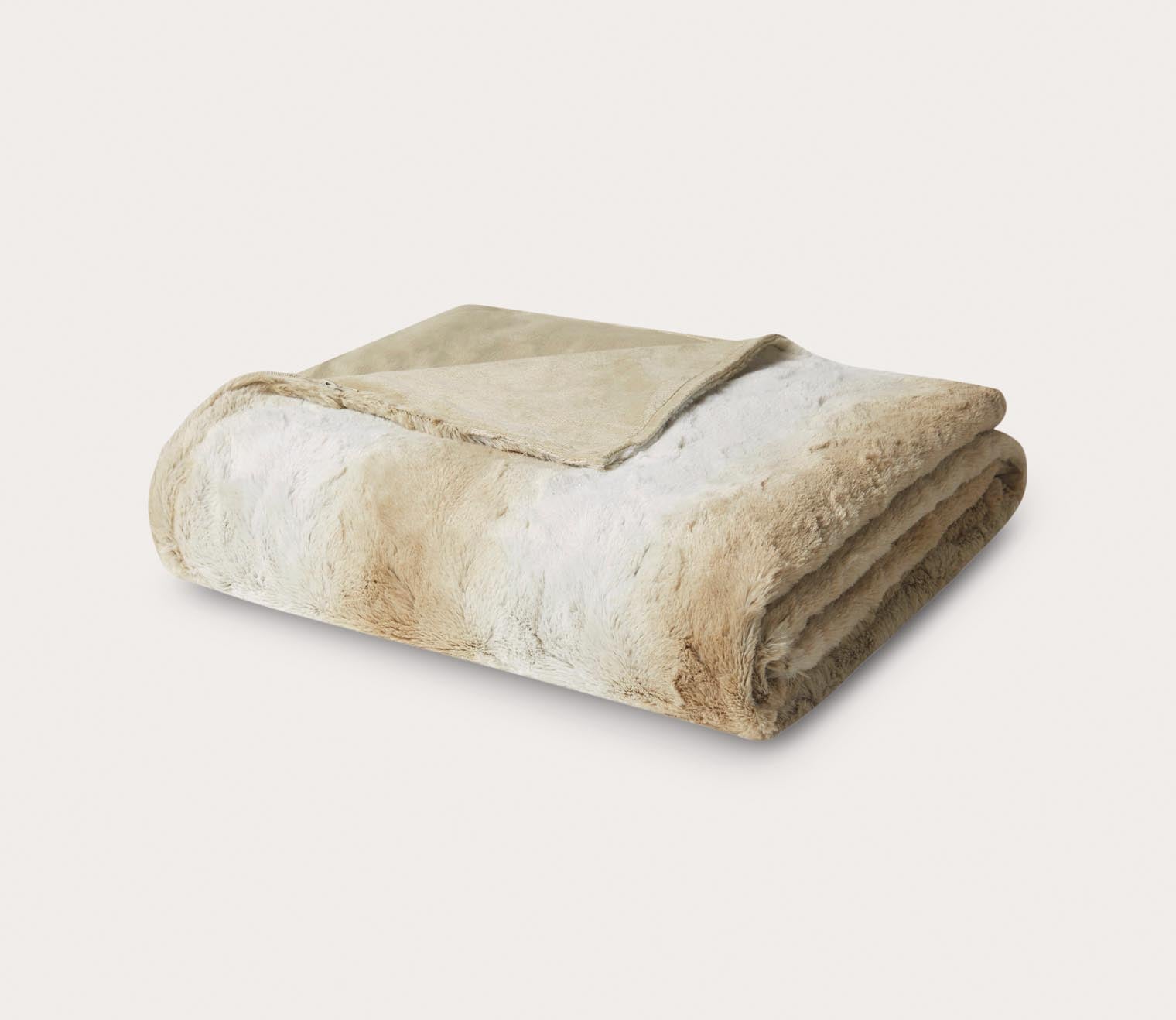 Zuri Weighted Faux Fur Blanket by Beautyrest