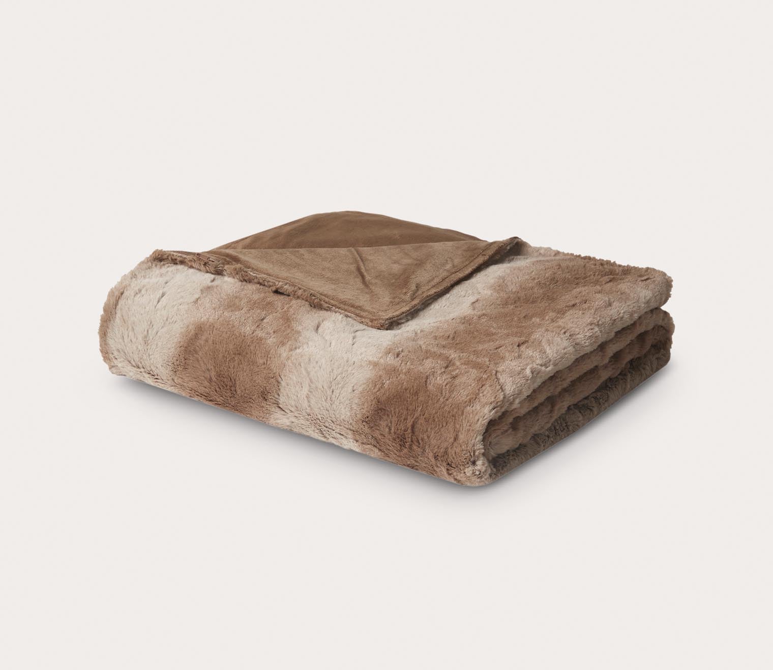 Zuri Weighted Faux Fur Blanket by Beautyrest