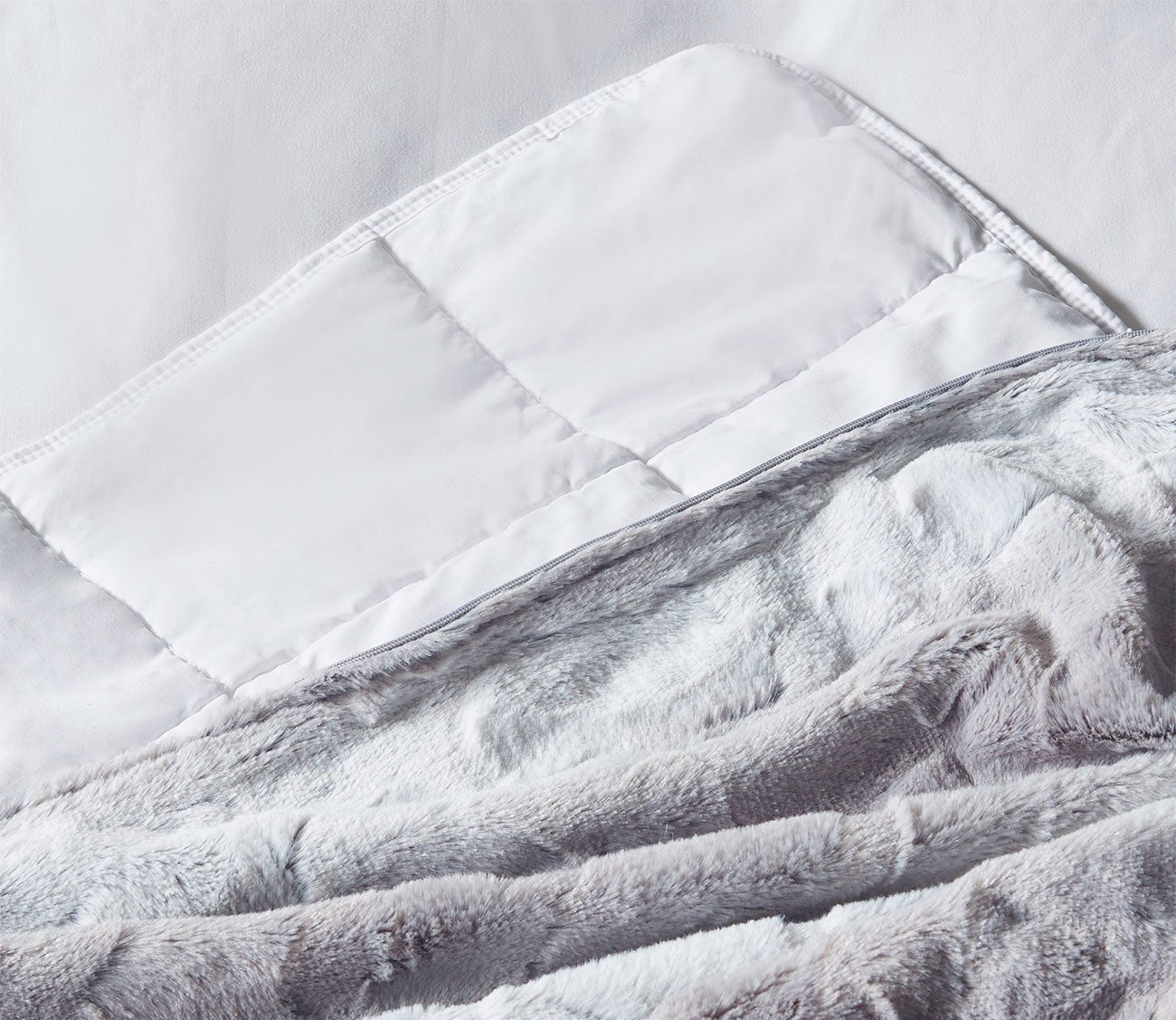 Zuri Weighted Faux Fur Blanket by Beautyrest